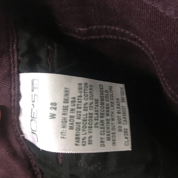 Joe jeans purple - Picture 2 of 3